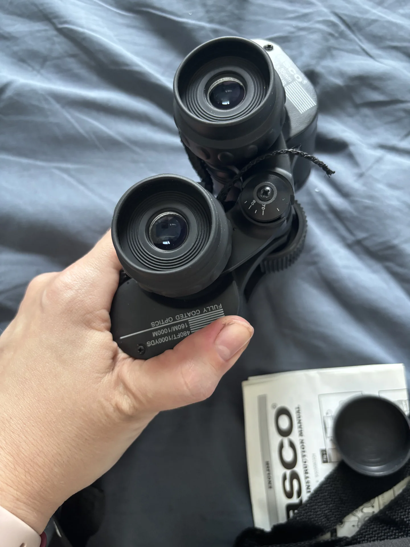 Бинокль Tasco 7x35mm Zip Focus 2001BRZ - миниатюра 5