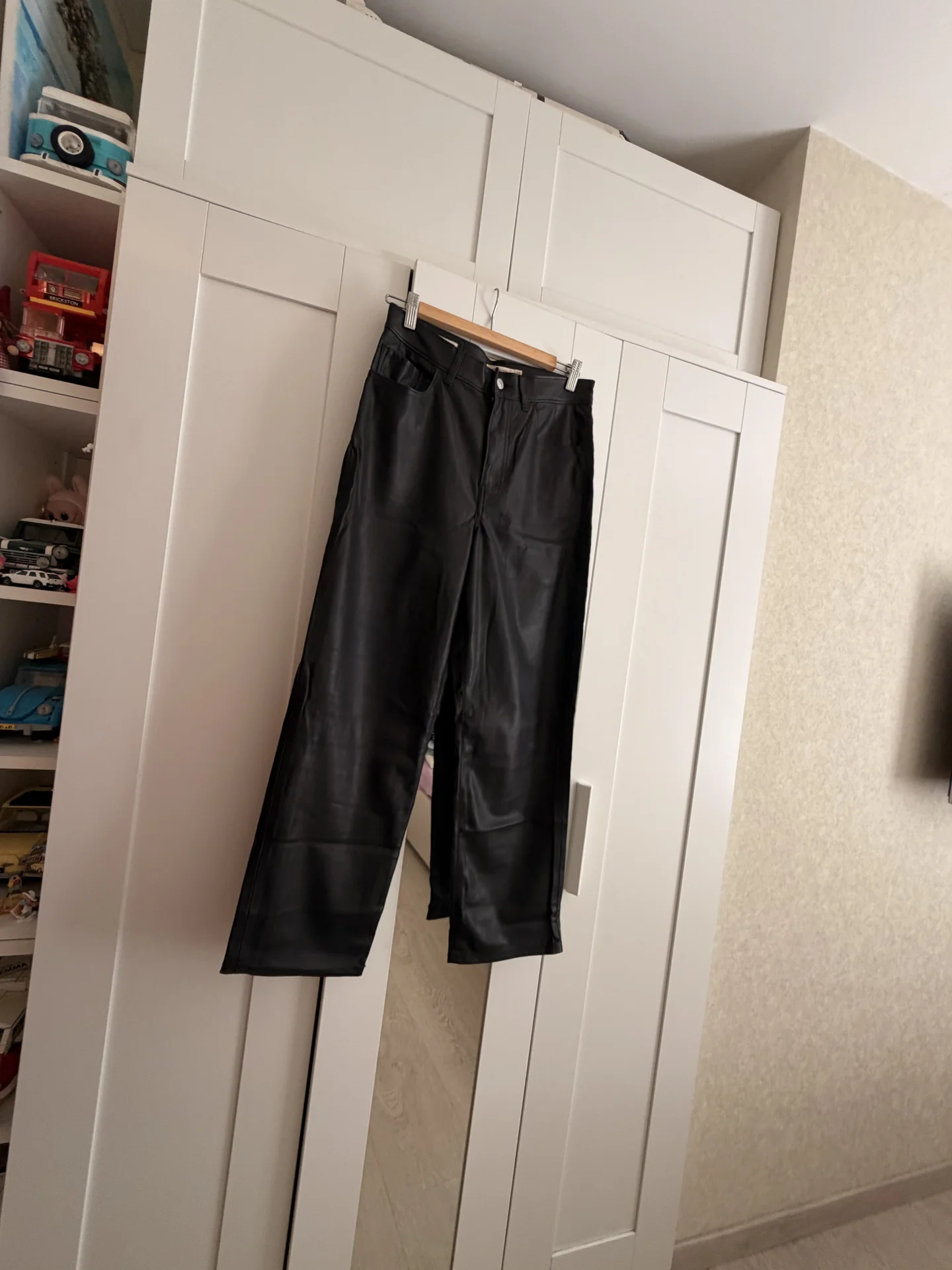 Levi’s кожанные брюки - миниатюра 6