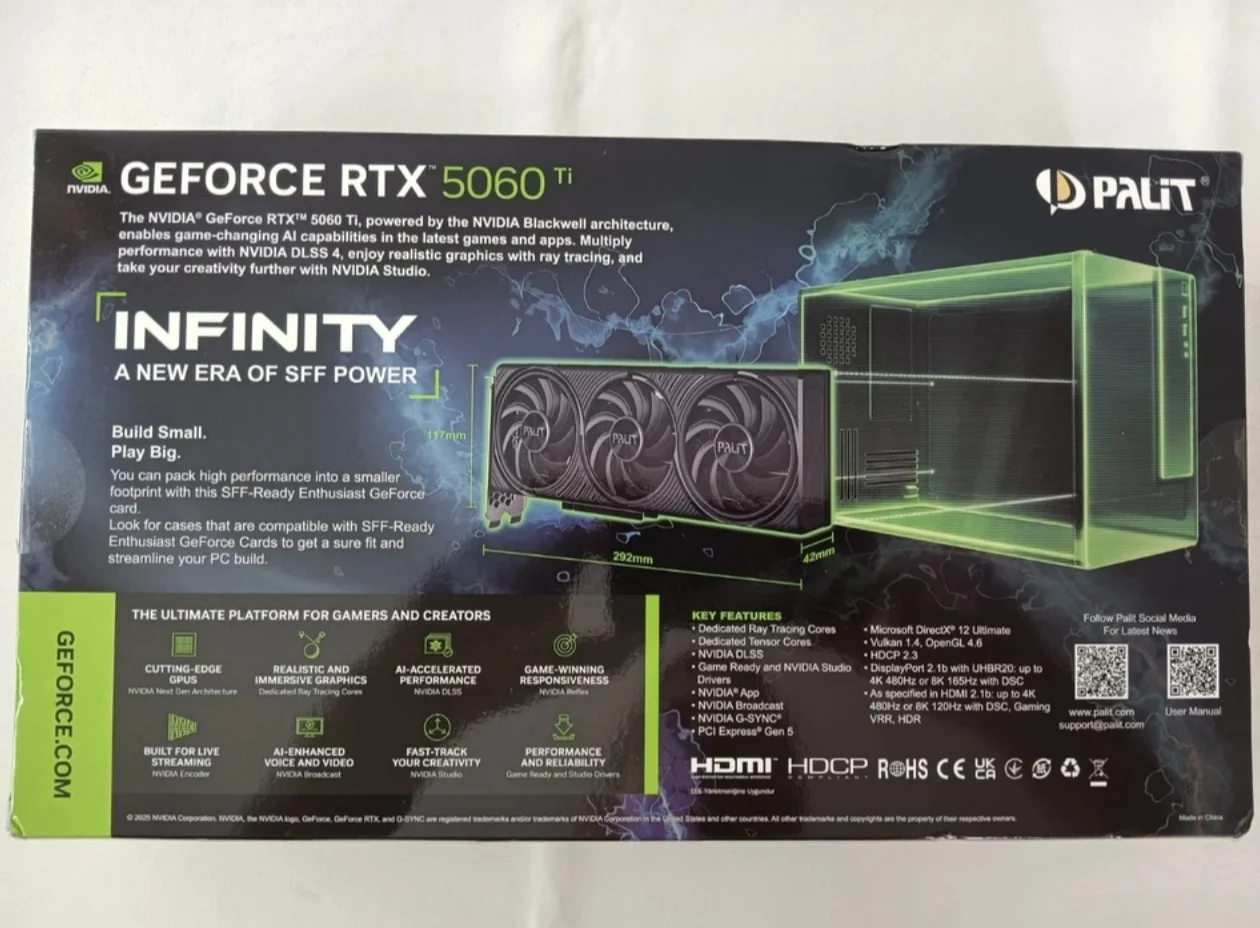 Rtx 5060 ti 8 gb - миниатюра 2