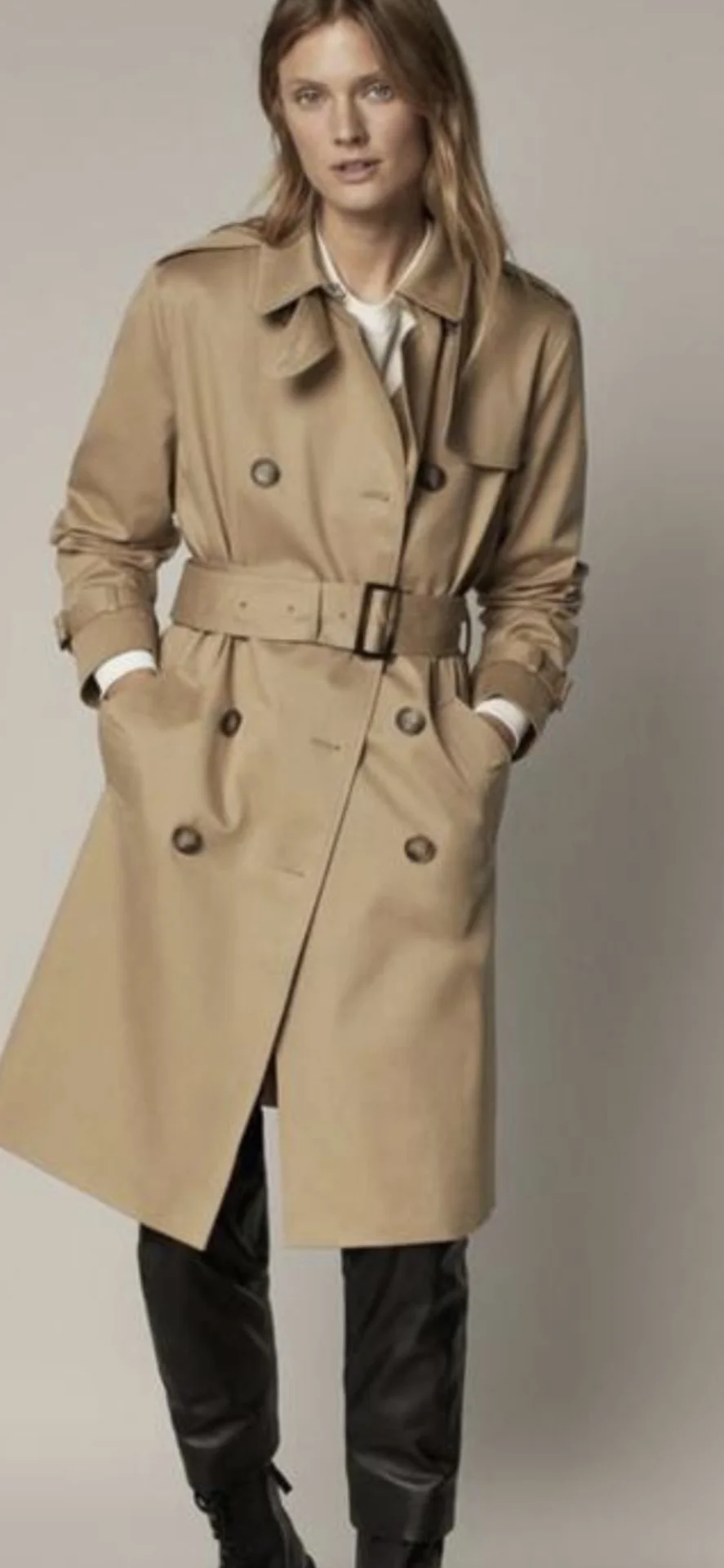 тренч massimo dutti