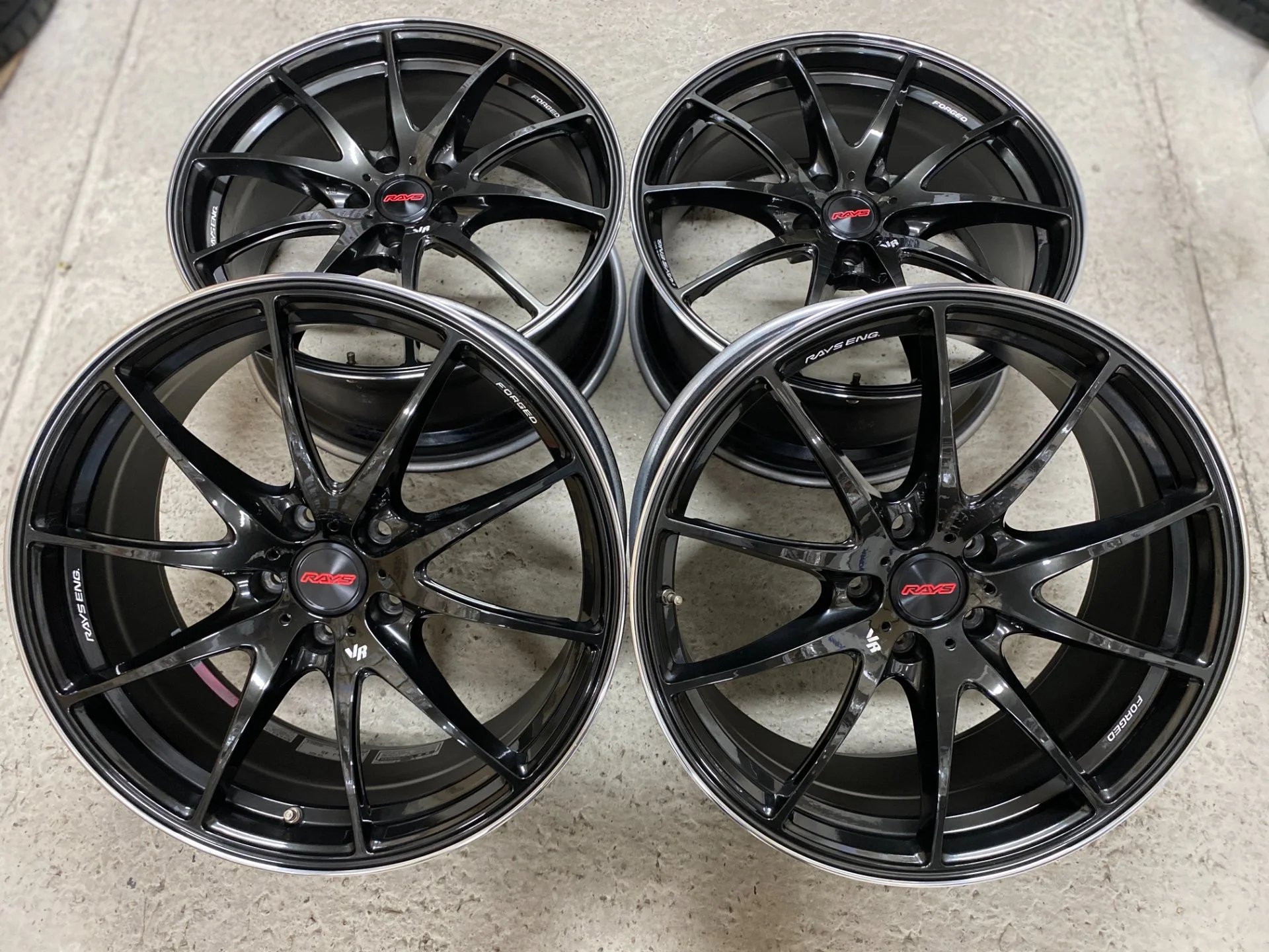 Rays Volk Racing G25 19'' 8,5J +45 5*112 Face 1 CB (Black Clear)