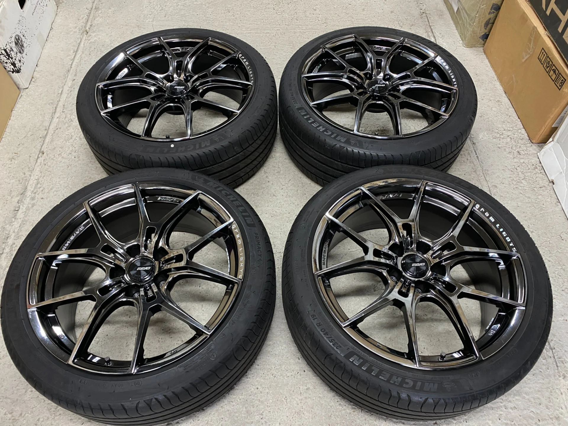 Rays GramLights 57FXZ 19'' 8,5J ET+38/8,5J ET+45 PCD 5*114.3 - миниатюра 2