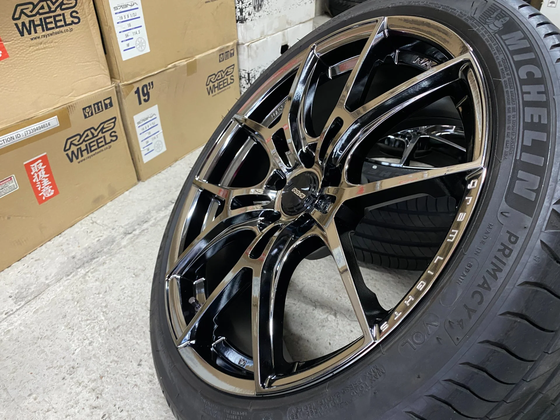 Rays GramLights 57FXZ 19'' 8,5J ET+38/8,5J ET+45 PCD 5*114.3 - миниатюра 7