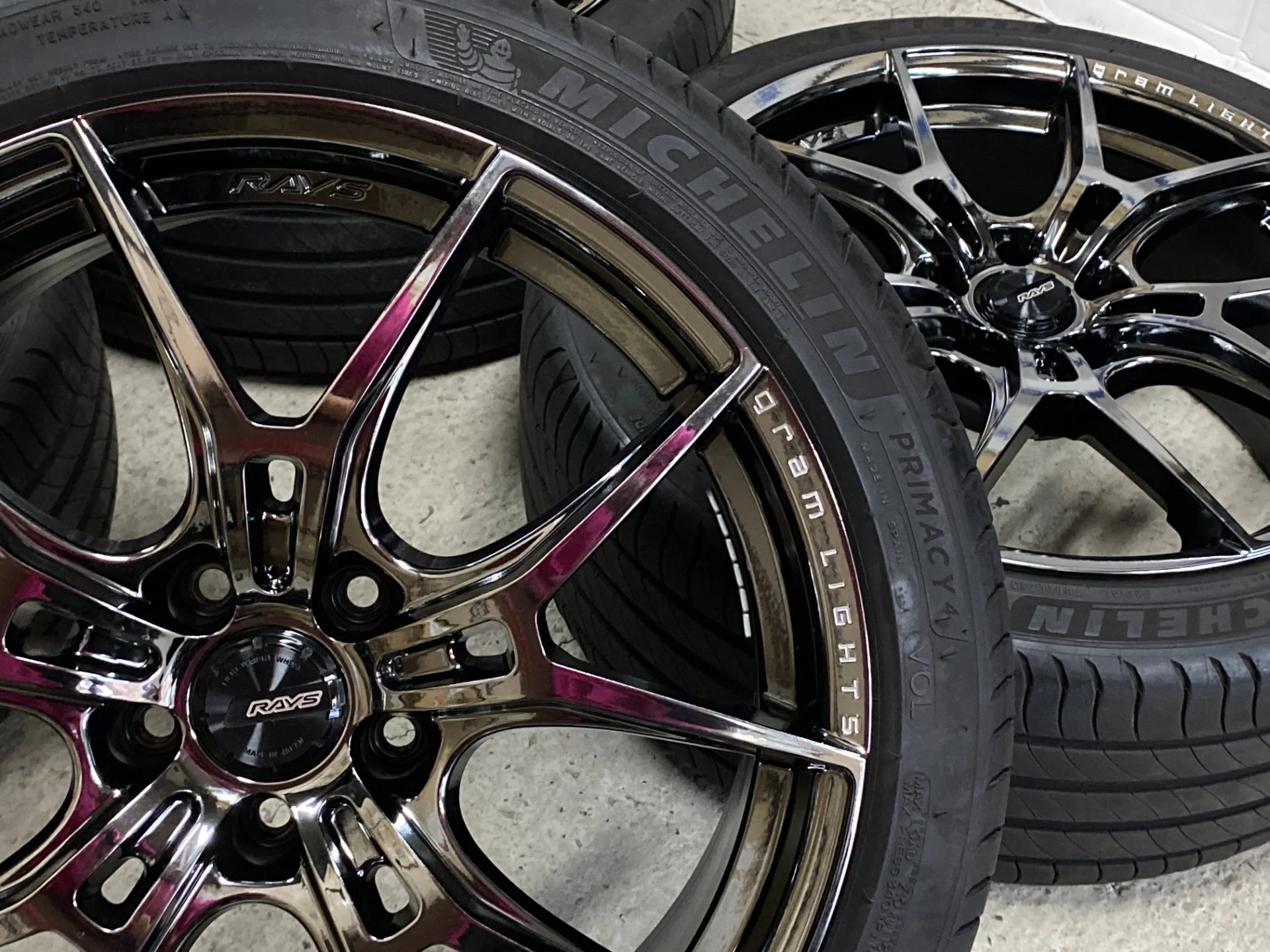 Rays GramLights 57FXZ 19'' 8,5J ET+38/8,5J ET+45 PCD 5*114.3 - миниатюра 8