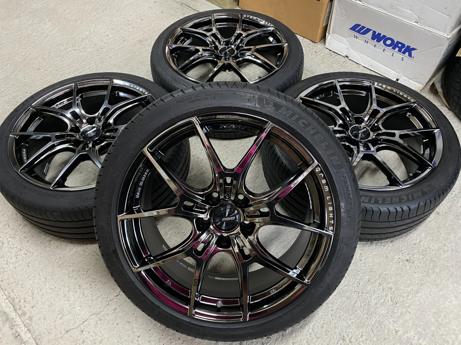 Rays GramLights 57FXZ 19'' 8,5J ET+38/8,5J ET+45 PCD 5*114.3 - миниатюра 9