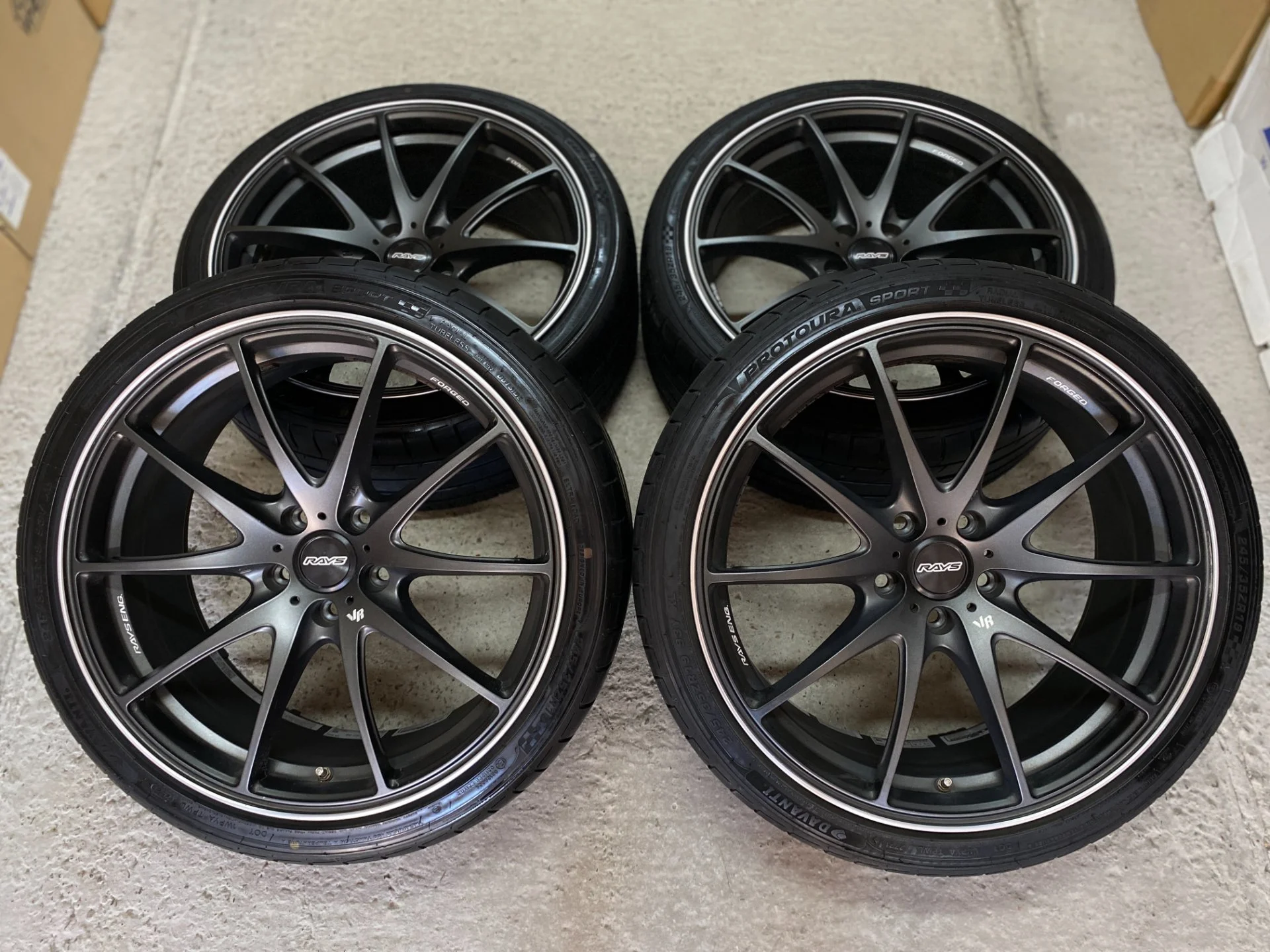 Rays Volk Racing G25 19'' 8,5J +38 5*112 Face 2 MT Color