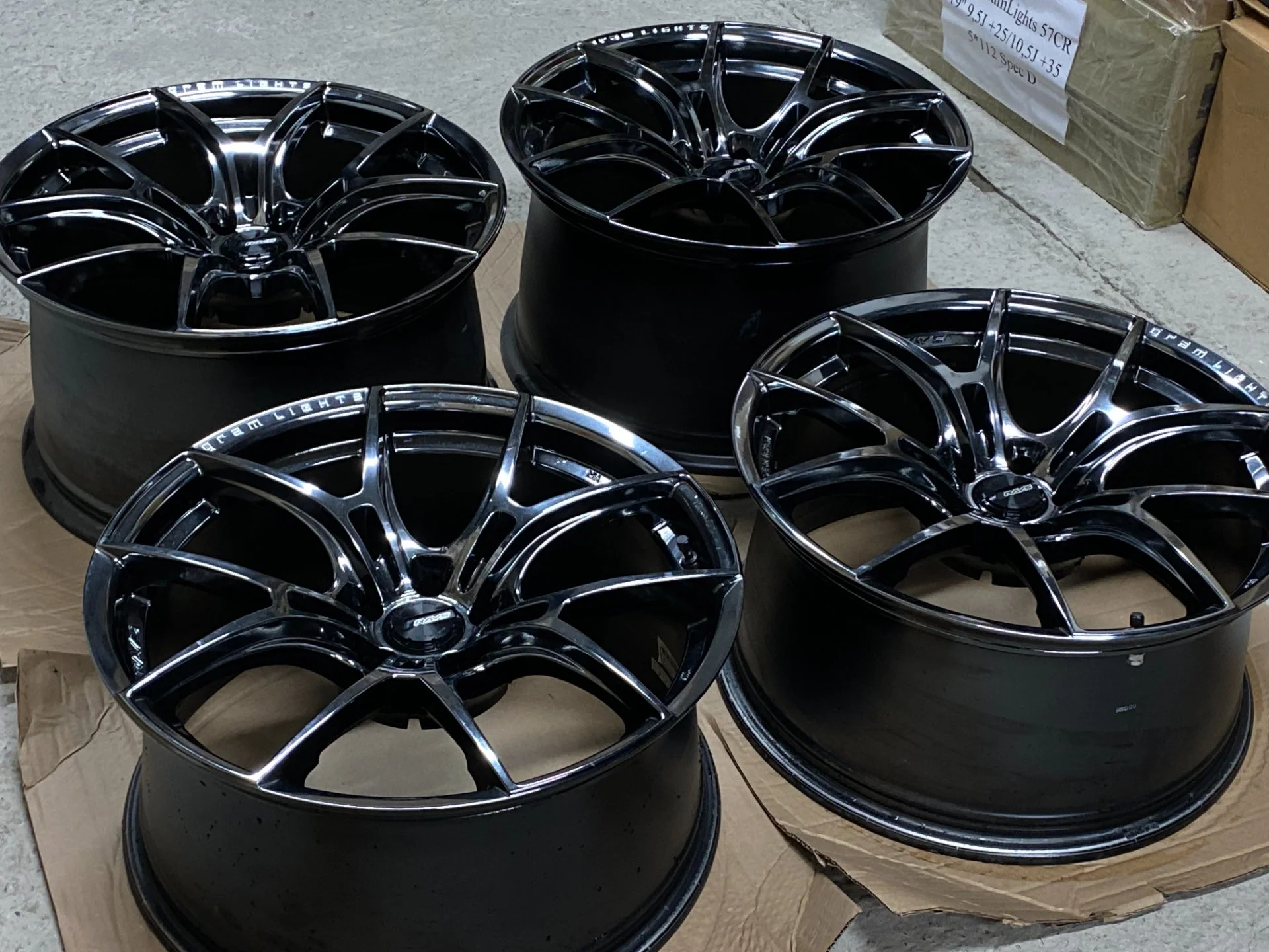 Rays GramLights 57FXZ 19'' 9.5J ET+25/10,5J ET+34 PCD 5*112 - миниатюра 5