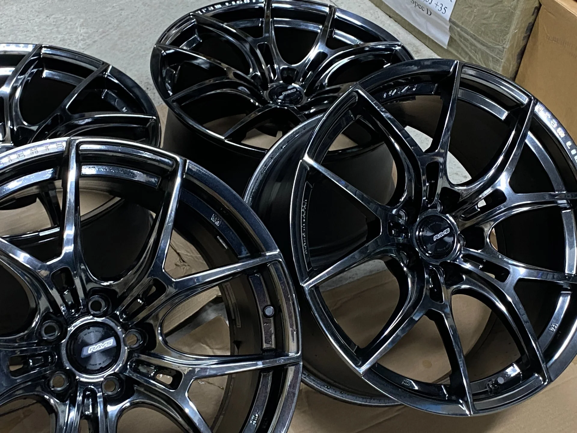 Rays GramLights 57FXZ 19'' 9.5J ET+25/10,5J ET+34 PCD 5*112 - миниатюра 7