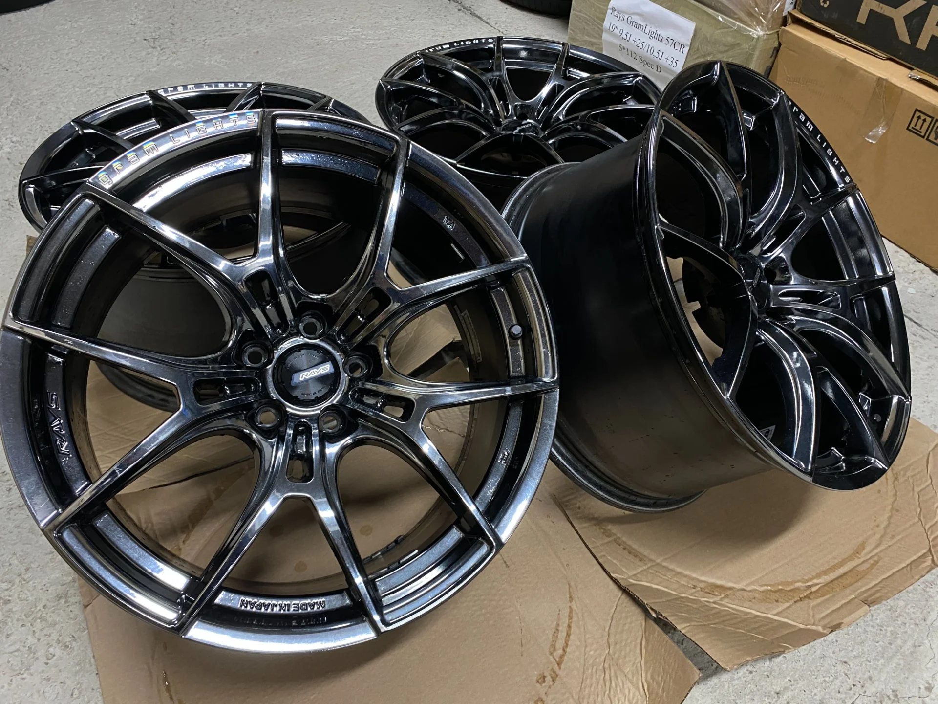 Rays GramLights 57FXZ 19'' 9.5J ET+25/10,5J ET+34 PCD 5*112 - миниатюра 10