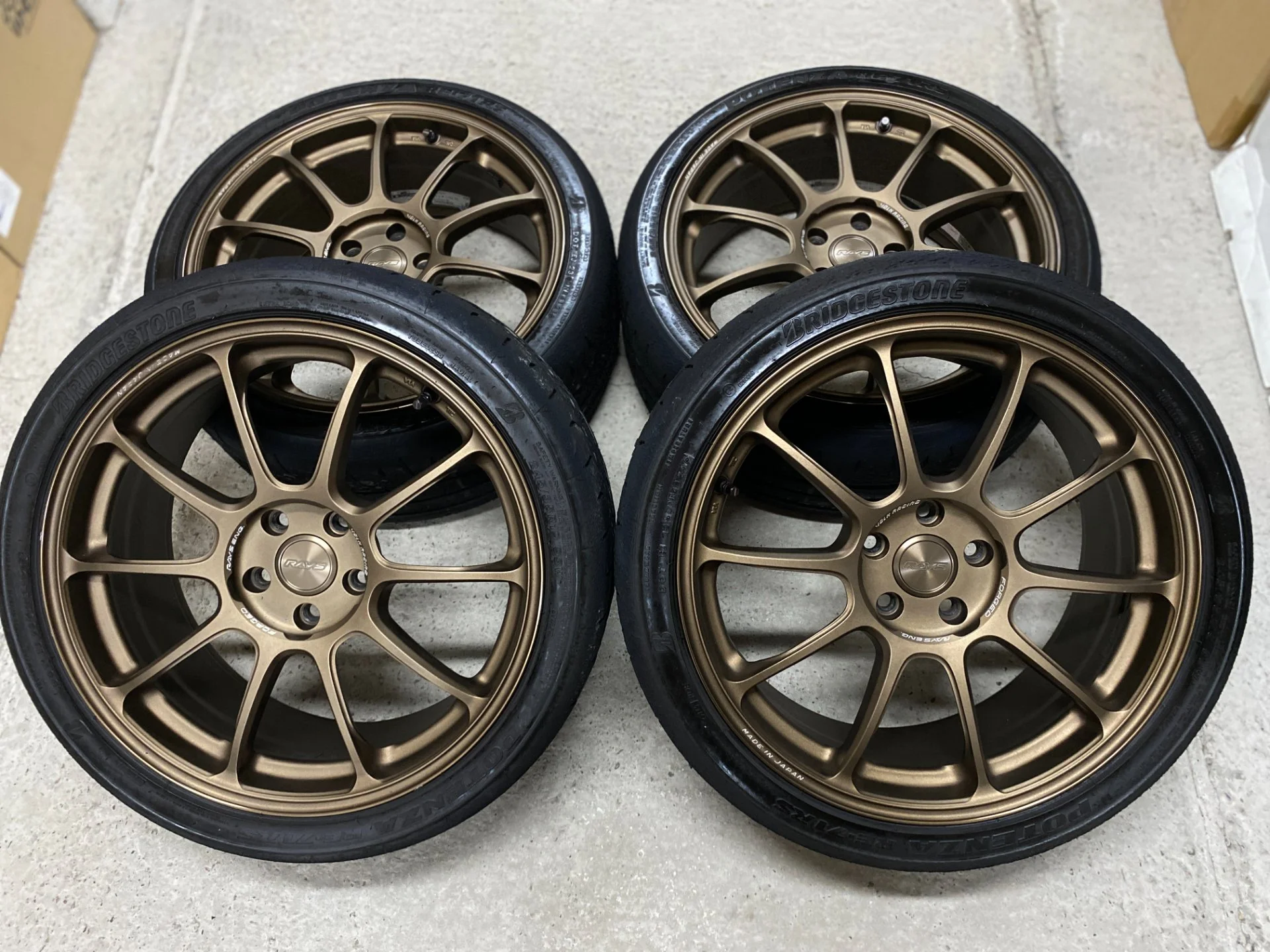Rays Volk Racing ZE40 19” 8.5J ET+44 PCD 5*112 Face 1 Forged