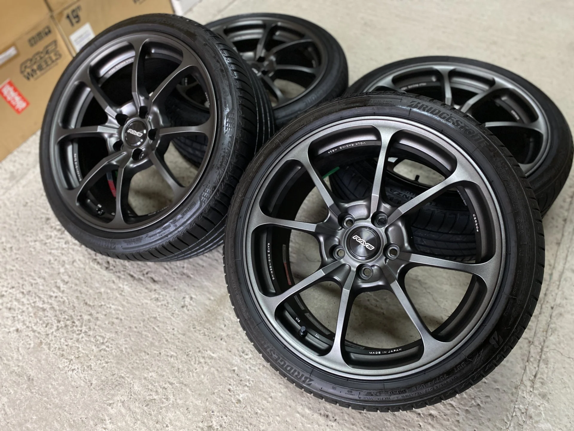 Rays Volk Racing NE24 18'' 8.5J ET+45 5*112 Face 2 - миниатюра 8