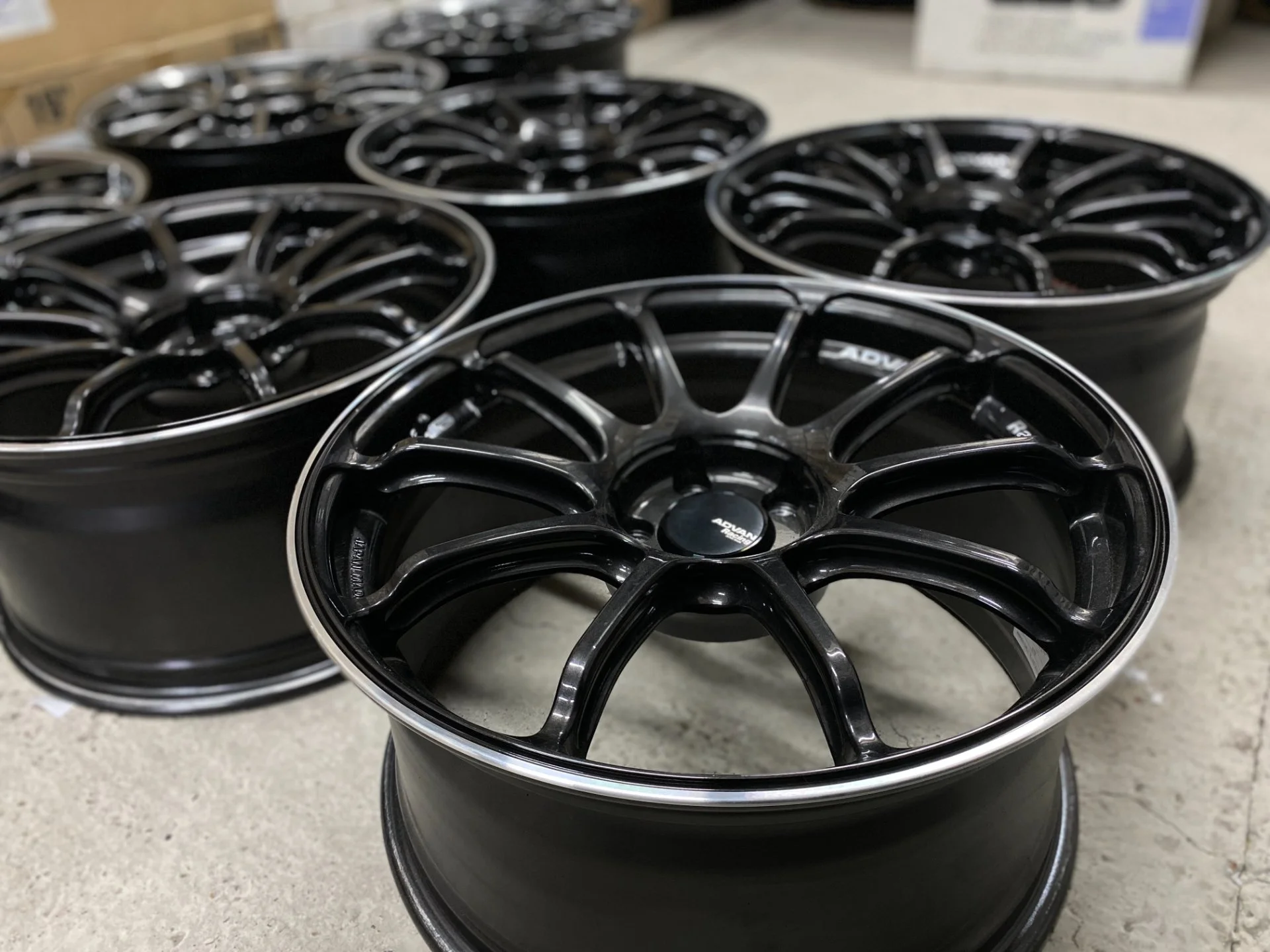 Yokohama Advan Racing RS3 RSIII 19'' 9.5J +38 5*112 GTR Face - миниатюра 8