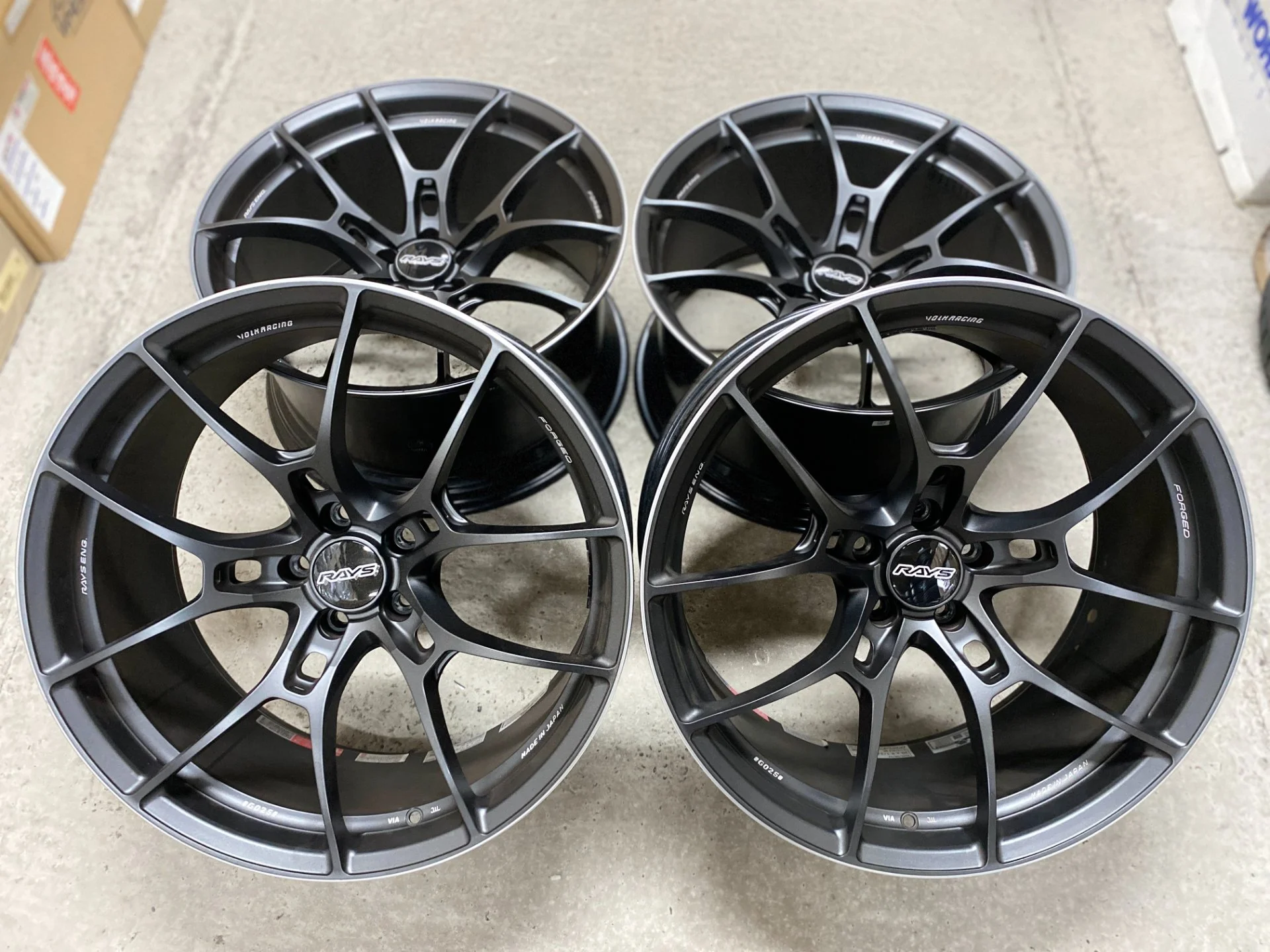 Rays Volk Racing G025 20'' 9.5J ET+15/10.5J ET+15 5*112 Face 3/4 MK