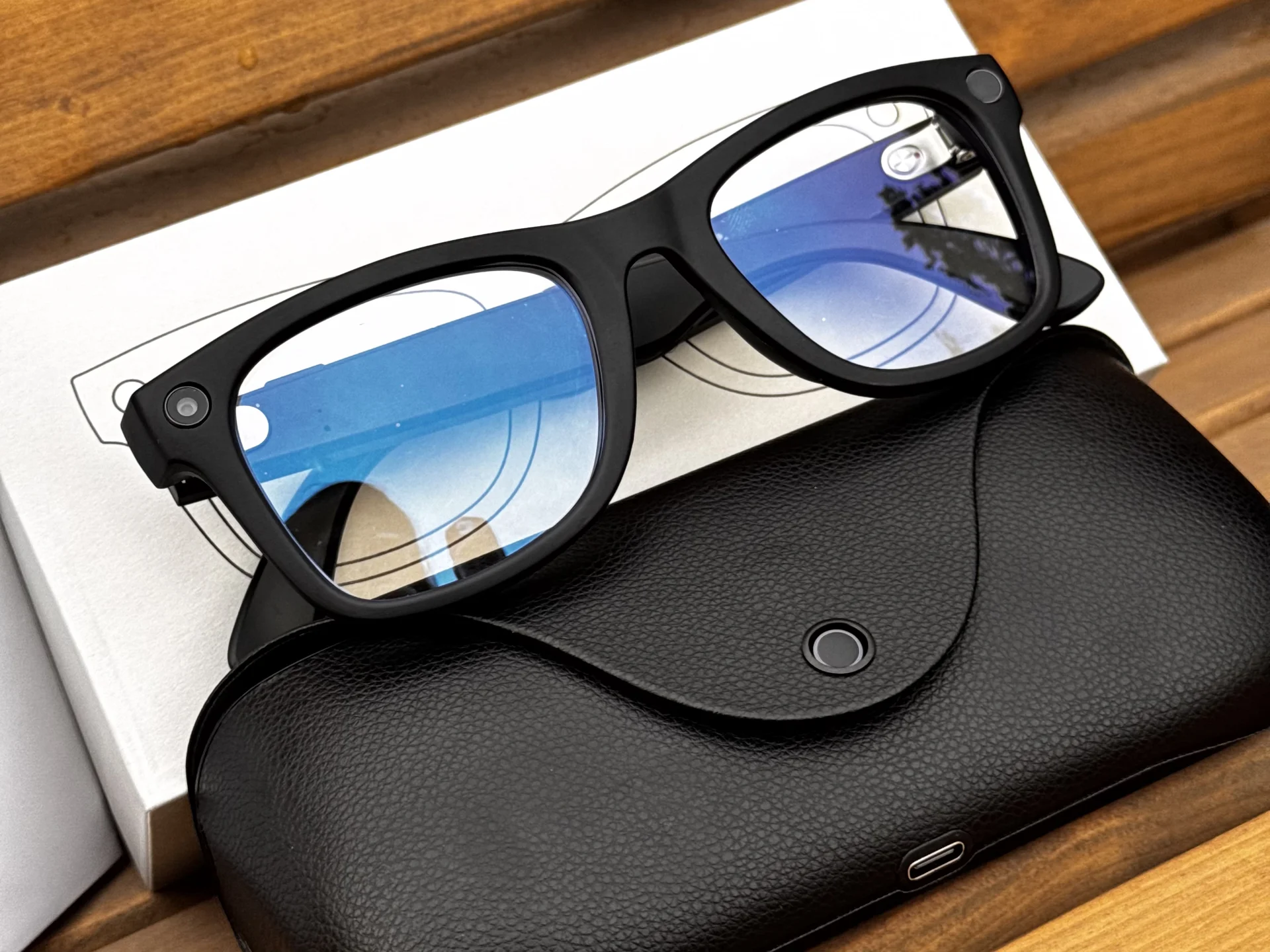 Умные смарт очки с камерой как Ray Ban - миниатюра 2