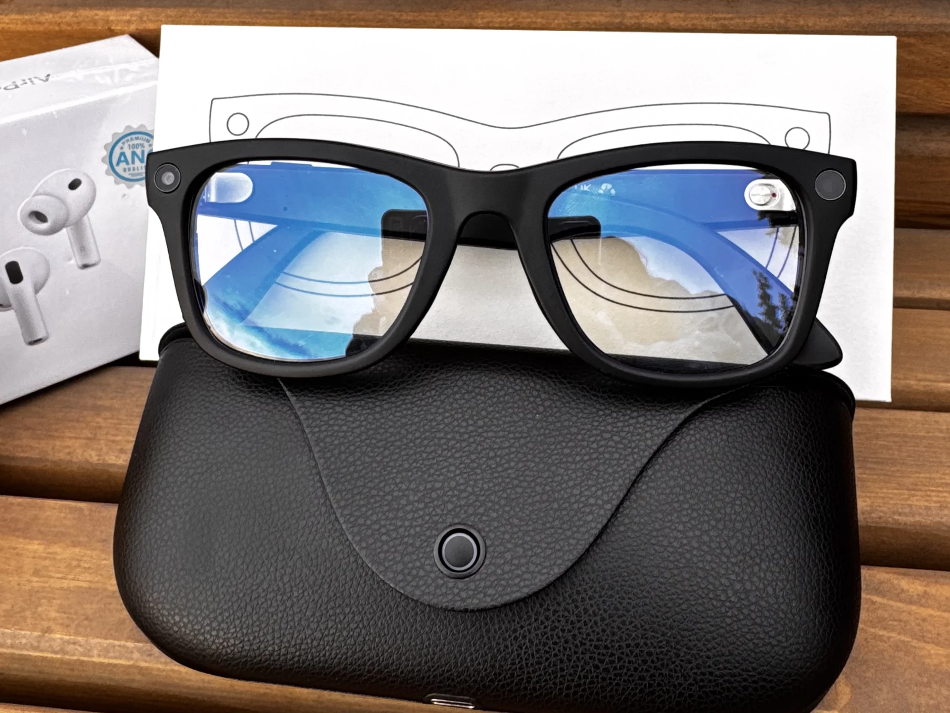 Умные смарт очки с камерой как Ray Ban - миниатюра 4