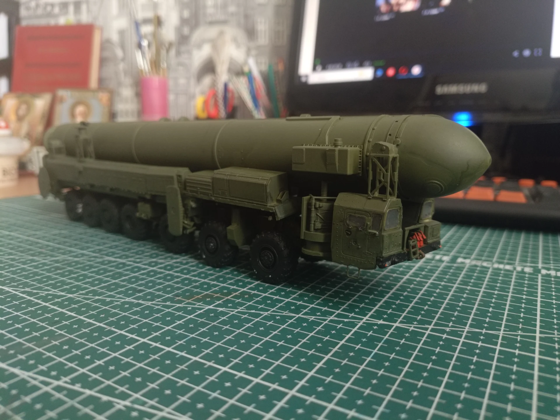 Тополь 1/72, Zvezda, собранный - миниатюра 2