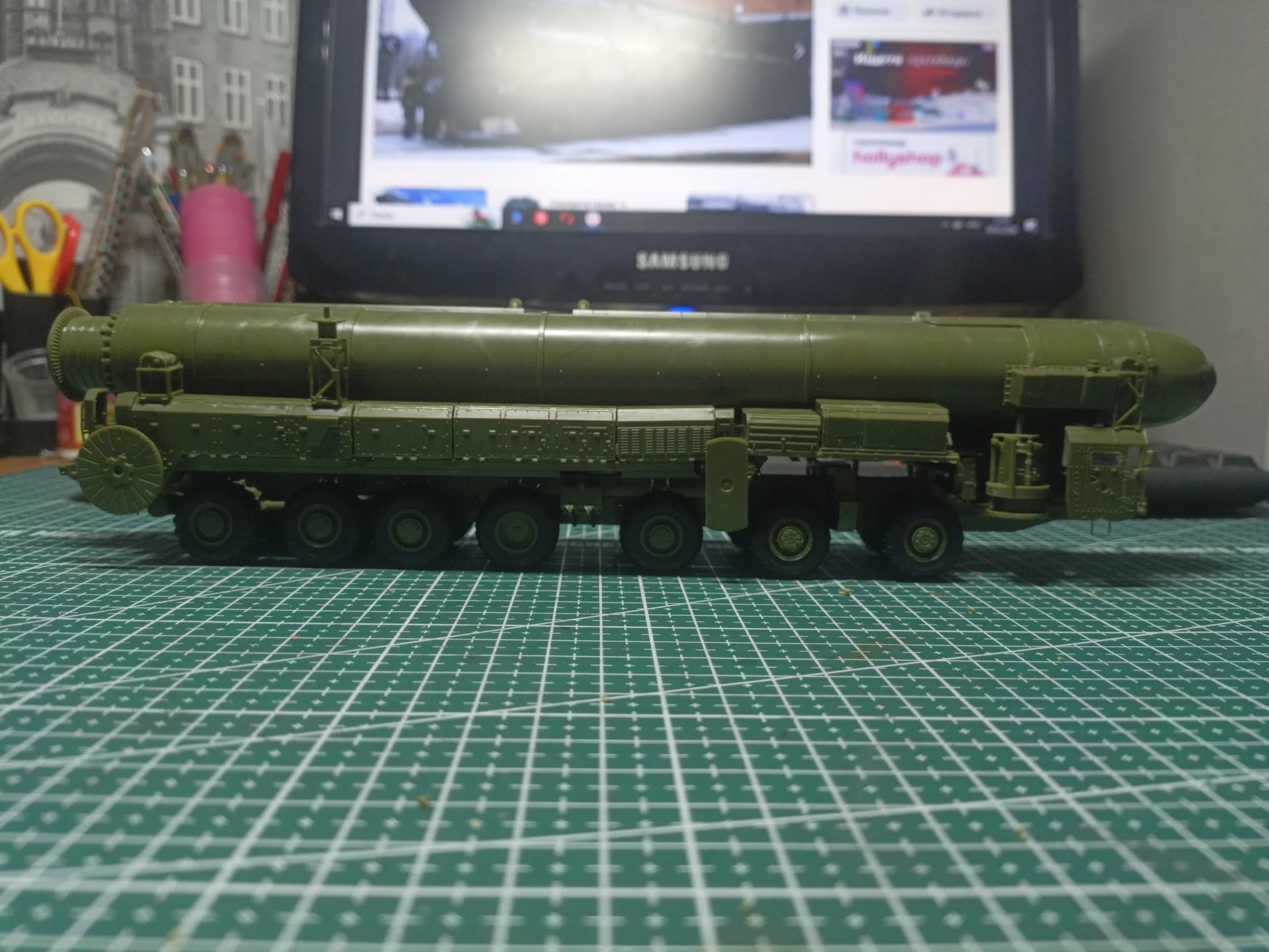 Тополь 1/72, Zvezda, собранный - миниатюра 3
