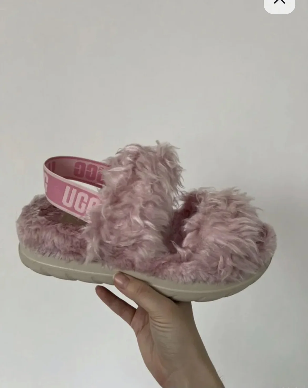 Сандалии UGG fluff sugar pink оригинал - изображение 1