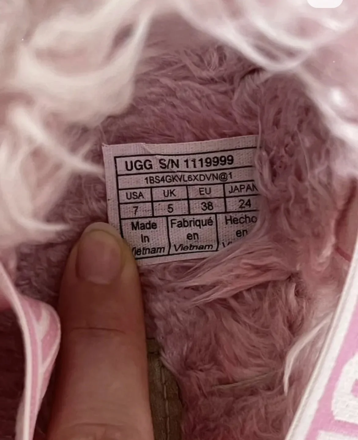 Сандалии UGG fluff sugar pink оригинал - миниатюра 7