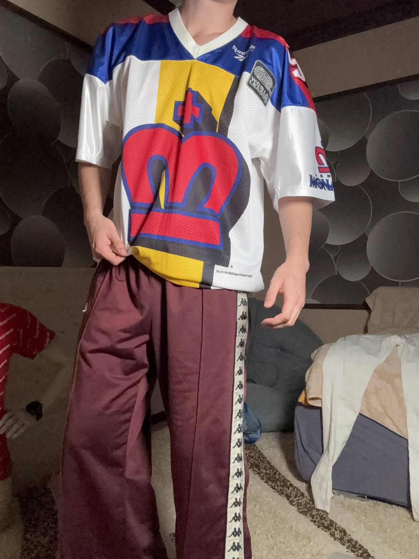 Джерси Reebok Pro team 90x винтаж - миниатюра 3