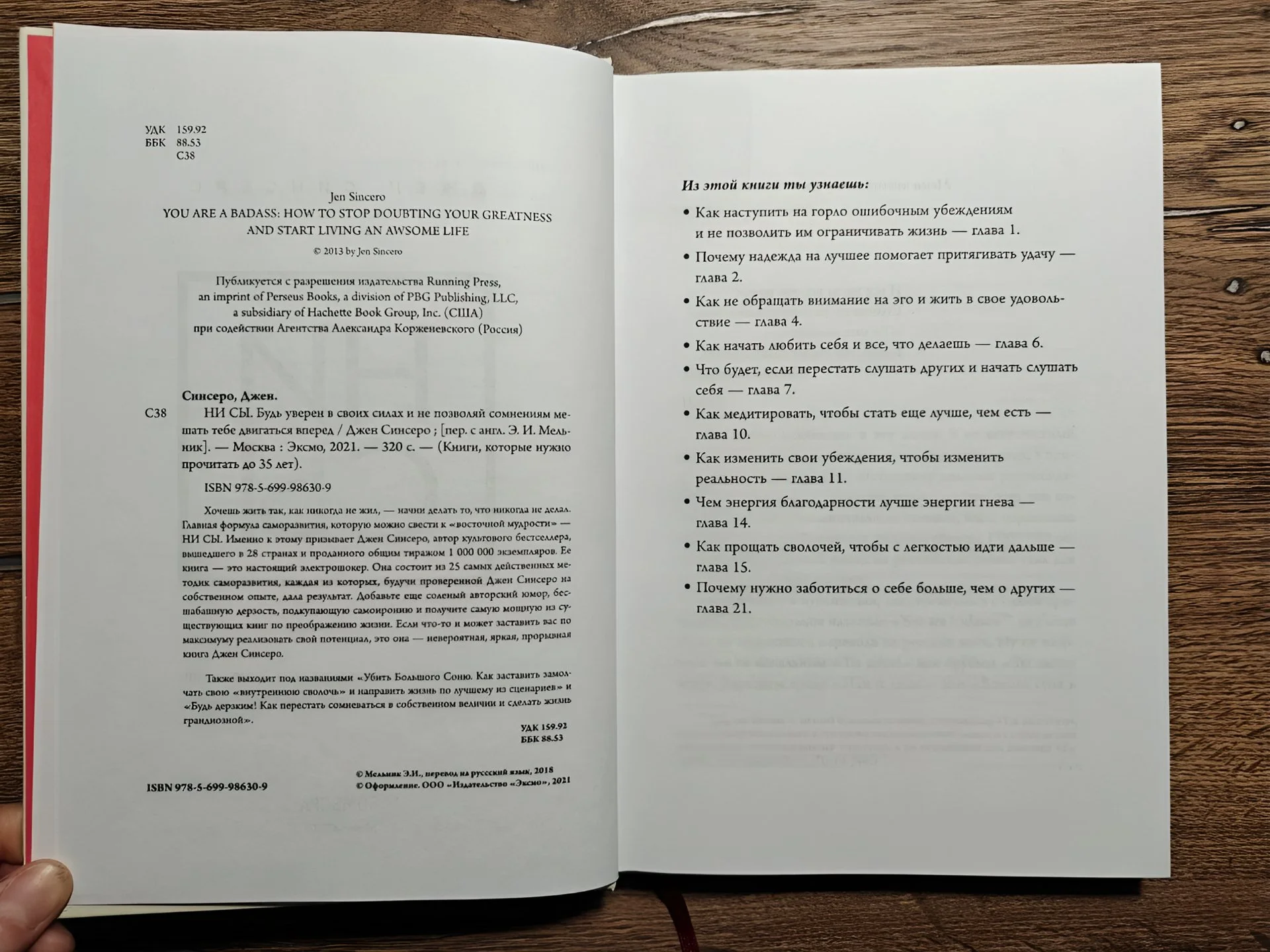 Книга по психологии Джен Синсеро "НИ СЫ" - миниатюра 3