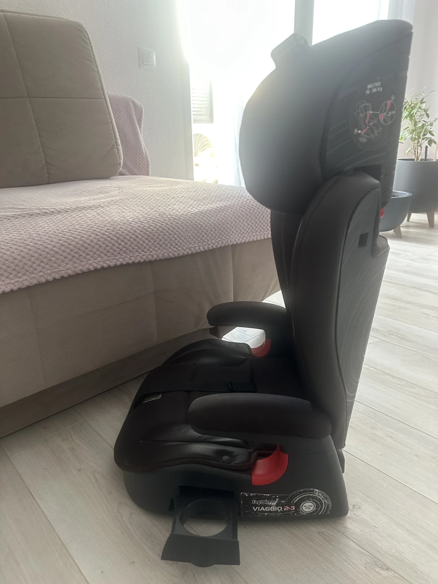 детское кресло Peg perego viaggio 2-3 surefix - миниатюра 3