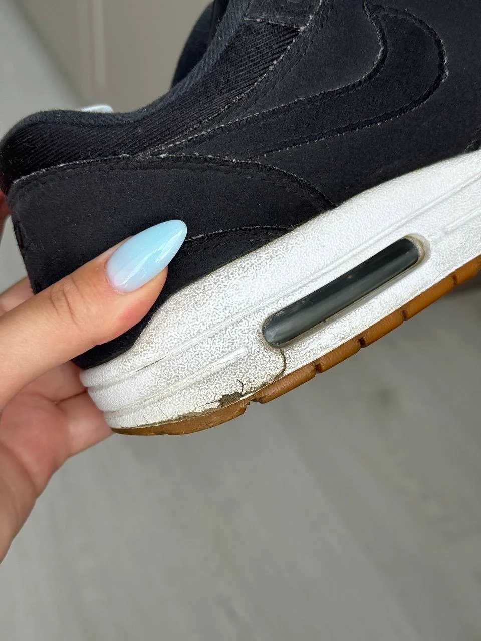 Кроссовки Nike air max 1 /7,5 US оригинал б/у, жен - миниатюра 6