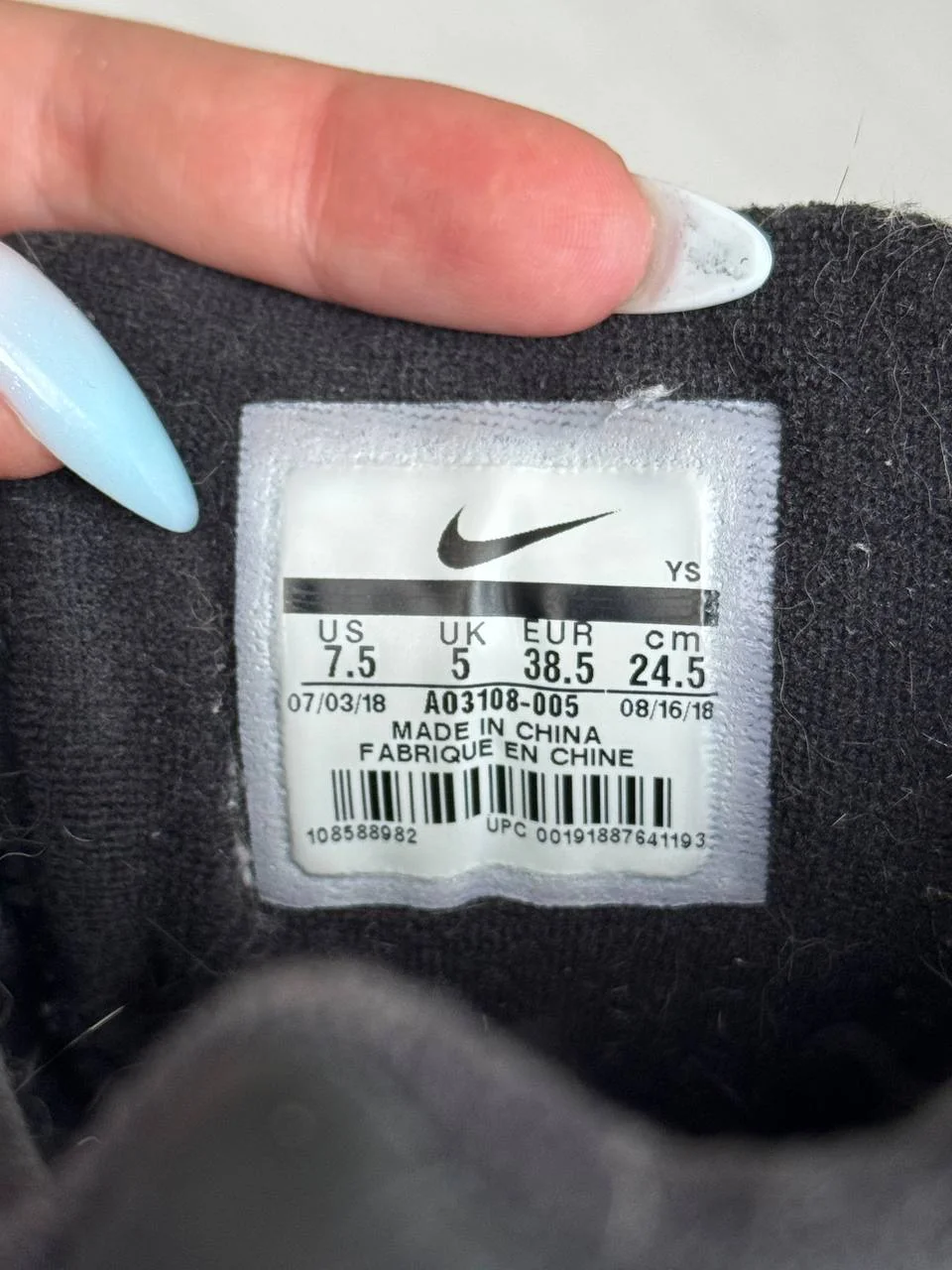 Кроссовки Nike M2K tekno 7.5 US ориг б/у, жен - миниатюра 5