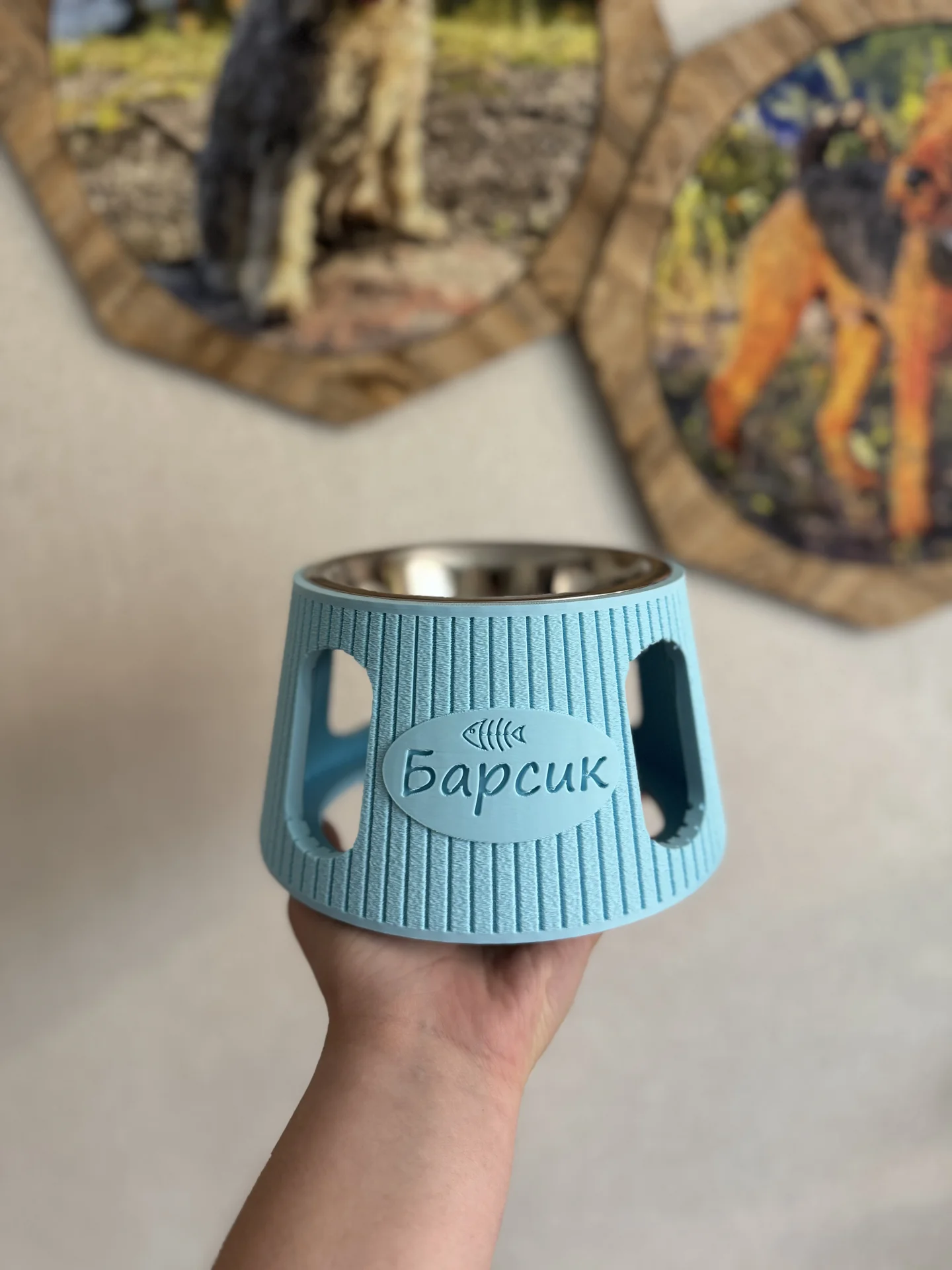 Высокая миска для собак и кошек - изображение 1