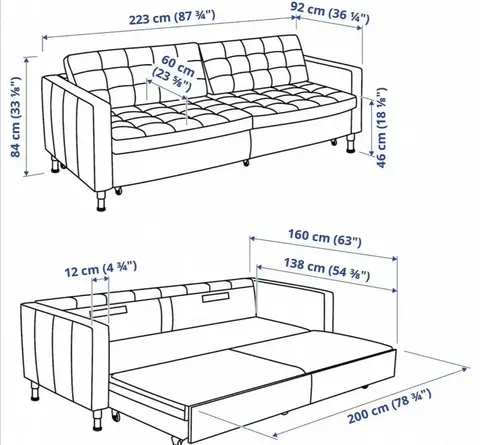 Диван Ikea кожа