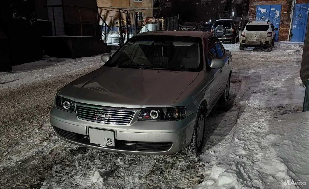 Bi-LED фары Nissan Sunny fb15 - миниатюра 4