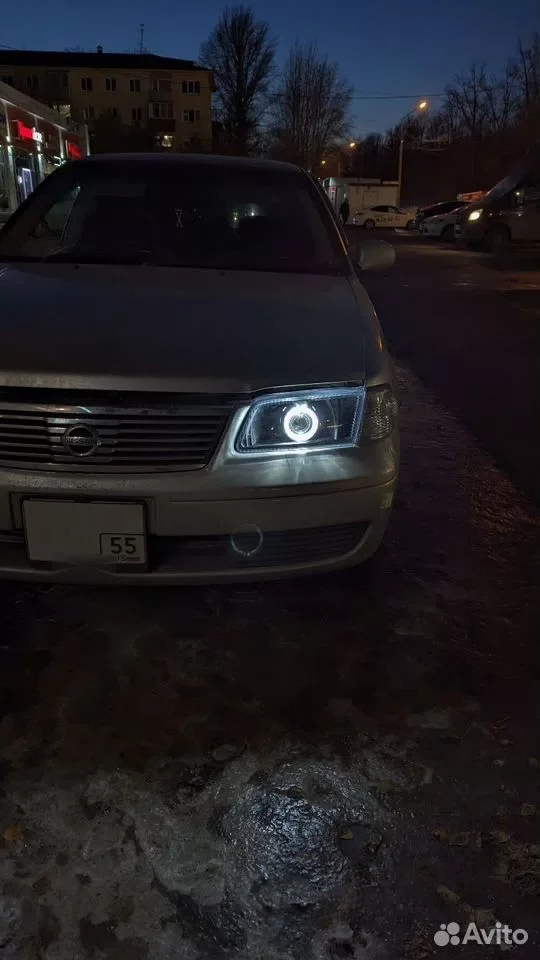 Bi-LED фары Nissan Sunny fb15 - миниатюра 7