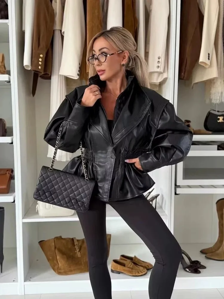 куртка эко кожа zara - изображение 1