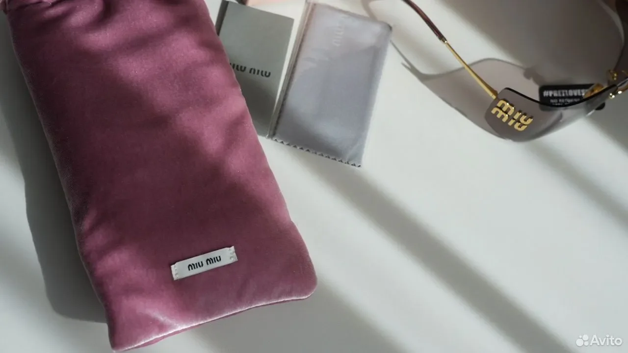 Очки Miu Miu новые с бирками и чеками - миниатюра 3
