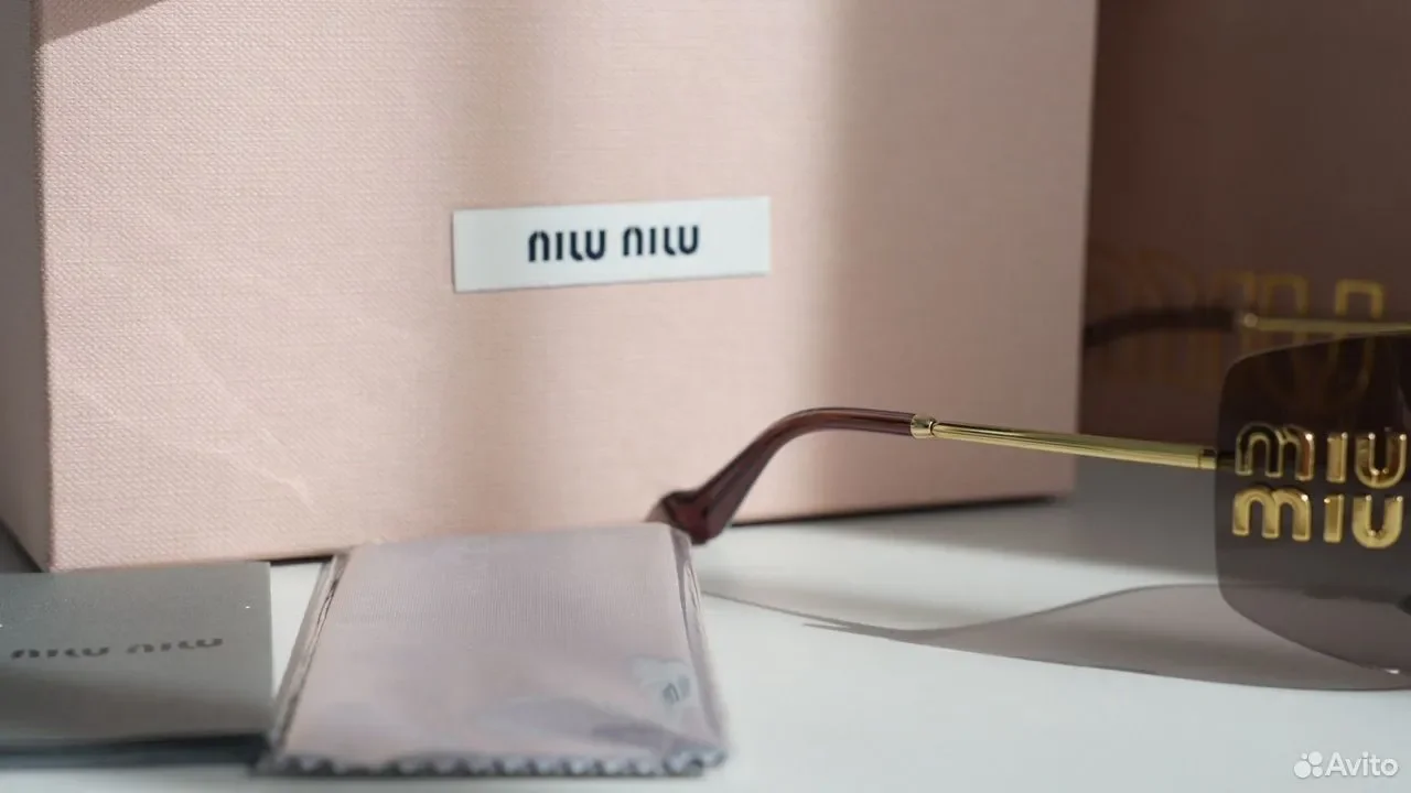 Очки Miu Miu новые с бирками и чеками - миниатюра 4