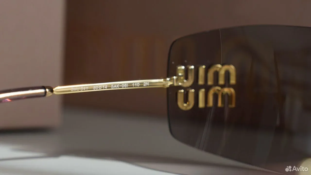 Очки Miu Miu новые с бирками и чеками - миниатюра 5