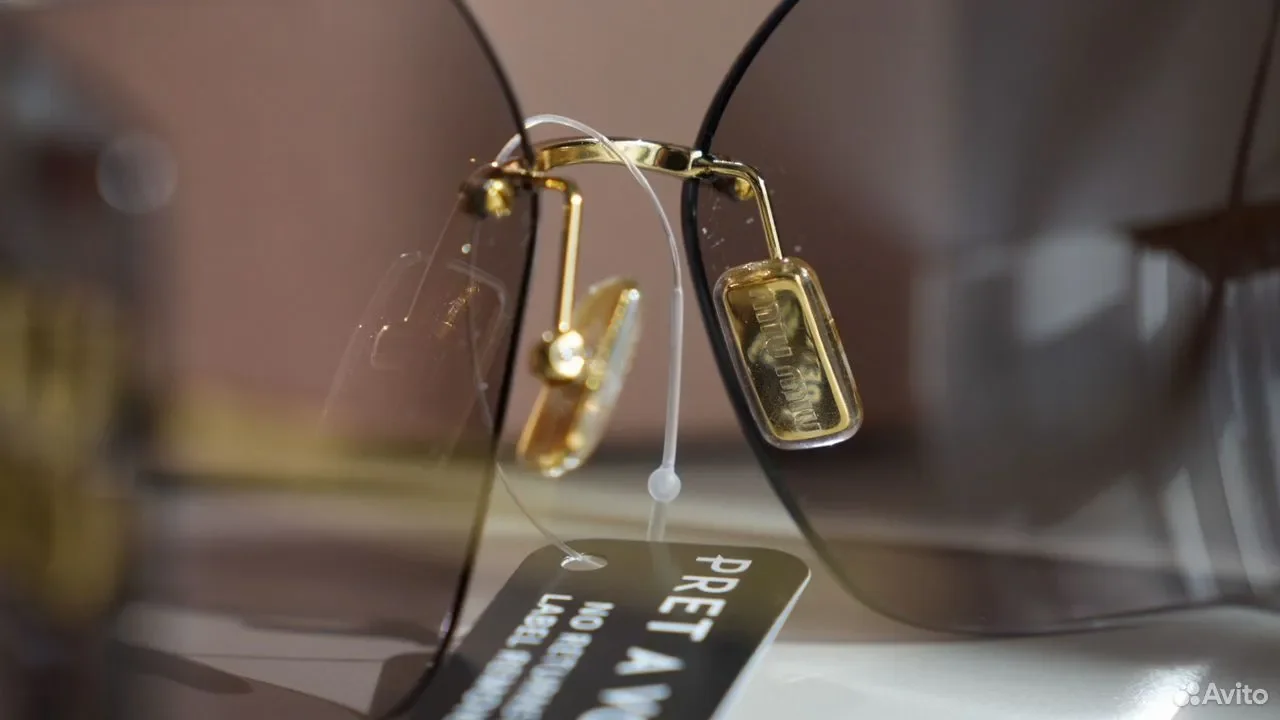 Очки Miu Miu новые с бирками и чеками - миниатюра 6