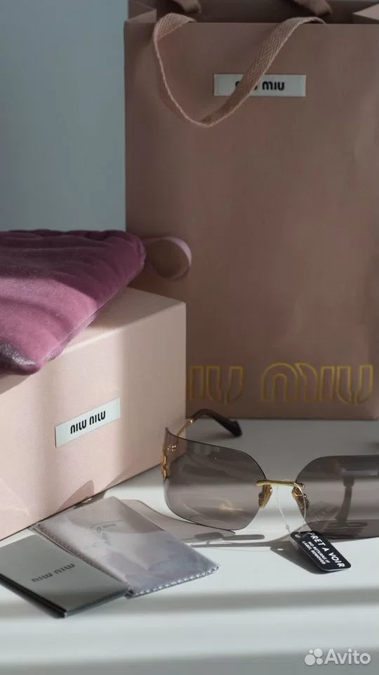 Очки Miu Miu новые с бирками и чеками - миниатюра 10
