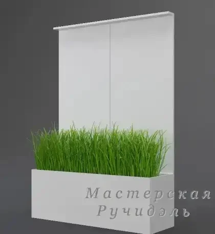 Мобильное кашпо с перегородкой - миниатюра 7