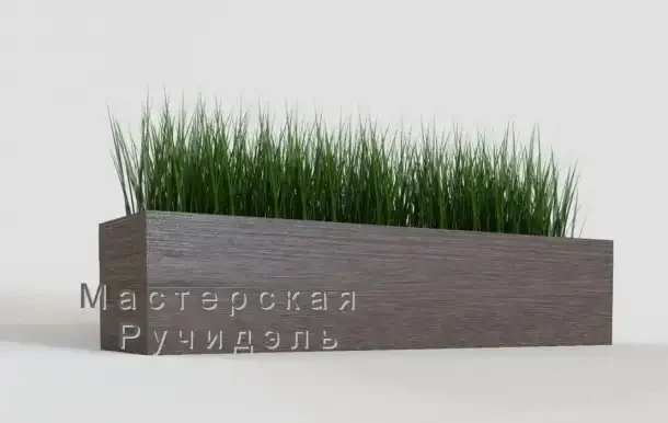 Напольное большое кашпо для цветов - миниатюра 2