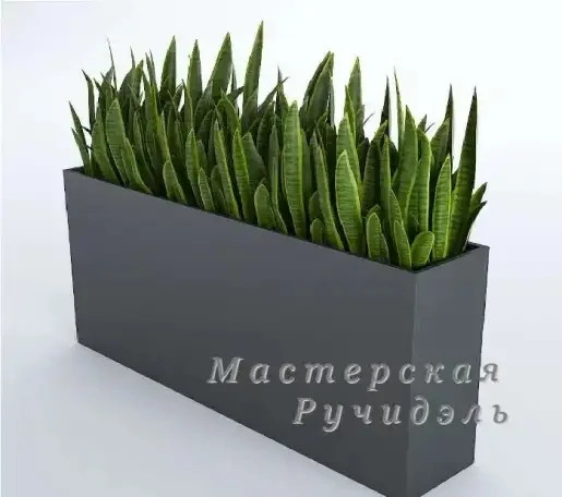 Напольное большое кашпо для цветов - миниатюра 3