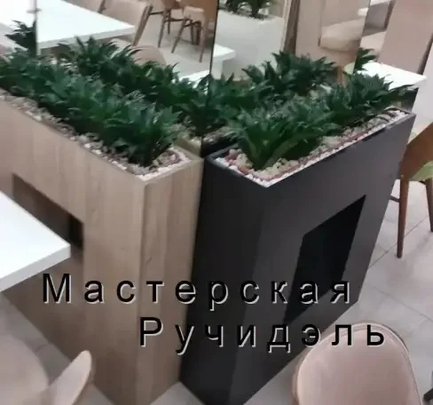 Напольное большое кашпо для цветов - миниатюра 6
