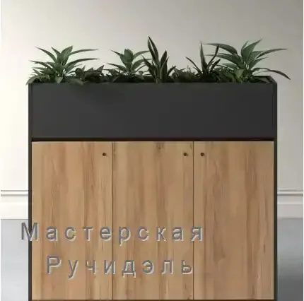 Офисные кашпо тумбы для зонирования - миниатюра 10