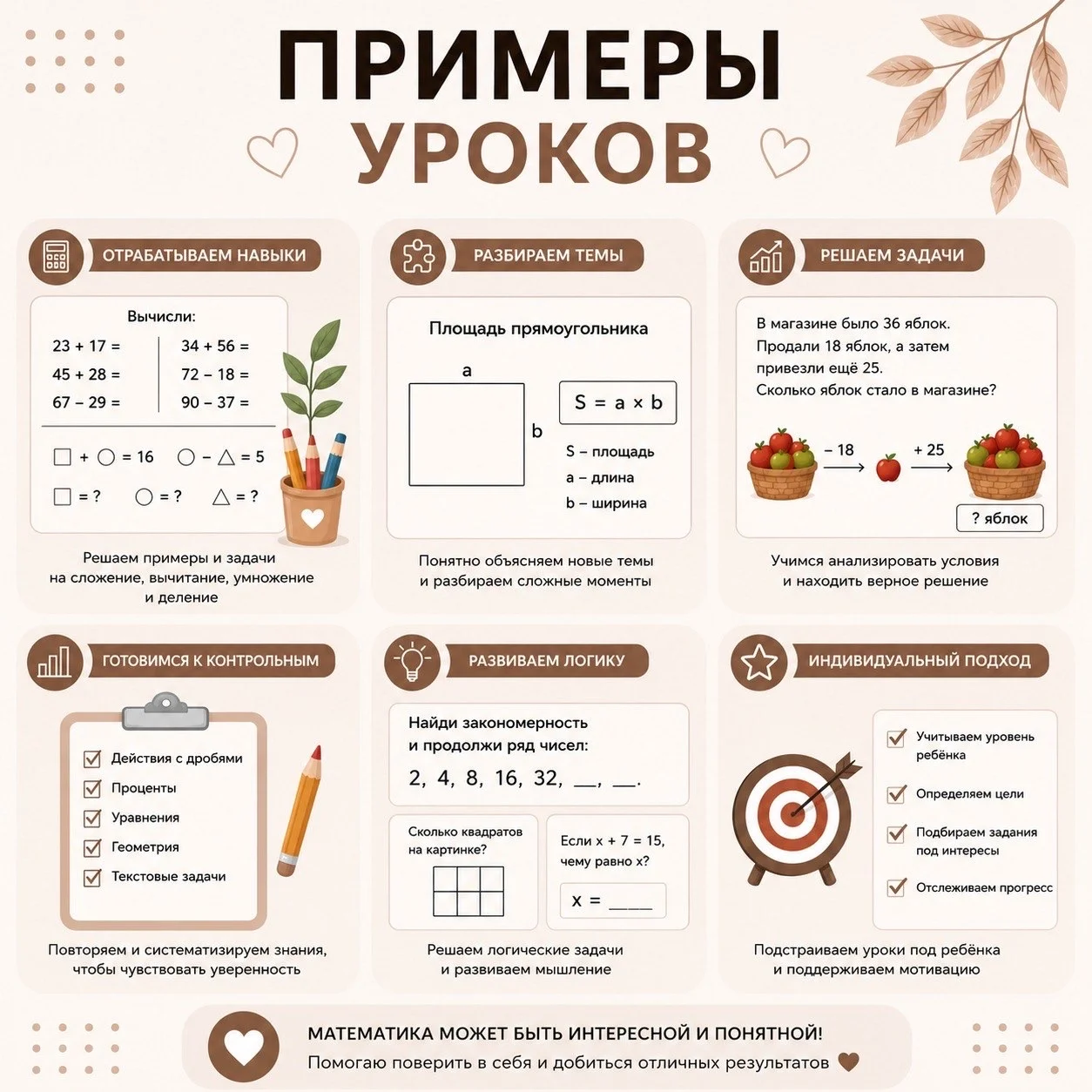 Репетитор начальных классов: русский и математика - миниатюра 6