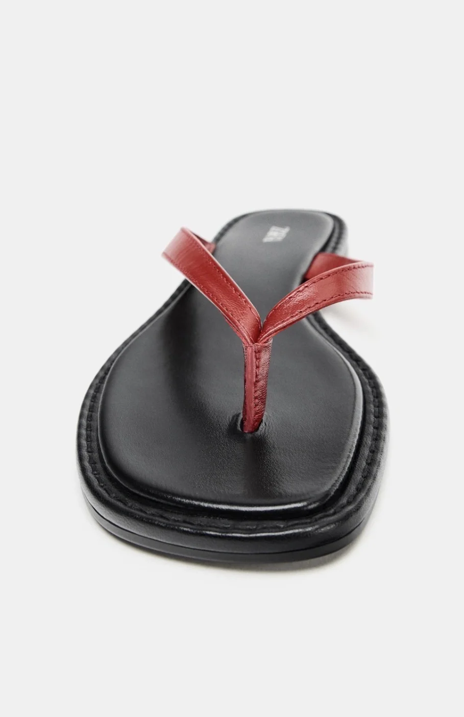 кожаные вьетнамки Zara - миниатюра 3