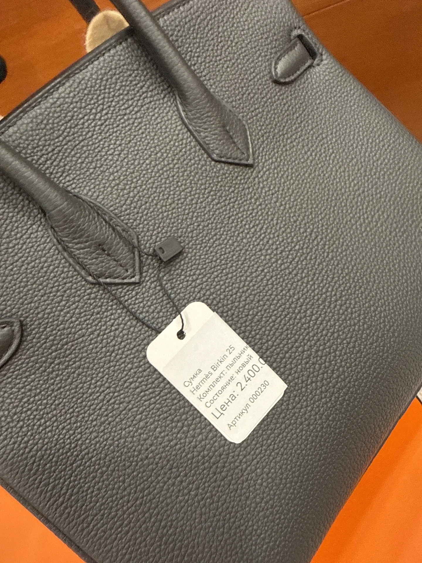 Сумка Hermes birkin 25 оригинал новая - миниатюра 3