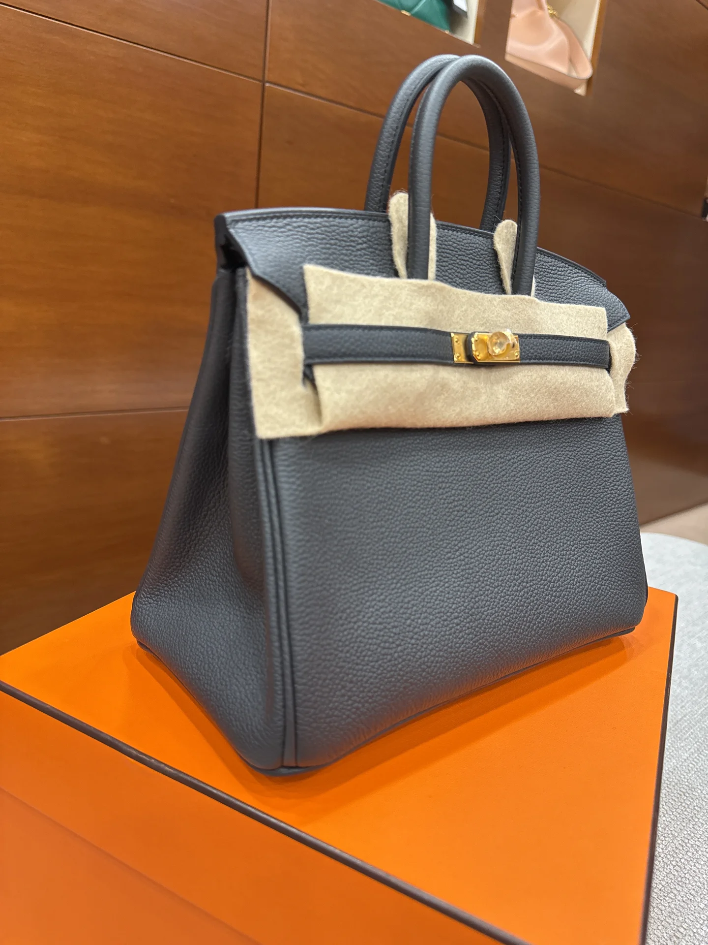 Сумка Hermes birkin 25 оригинал новая - миниатюра 6