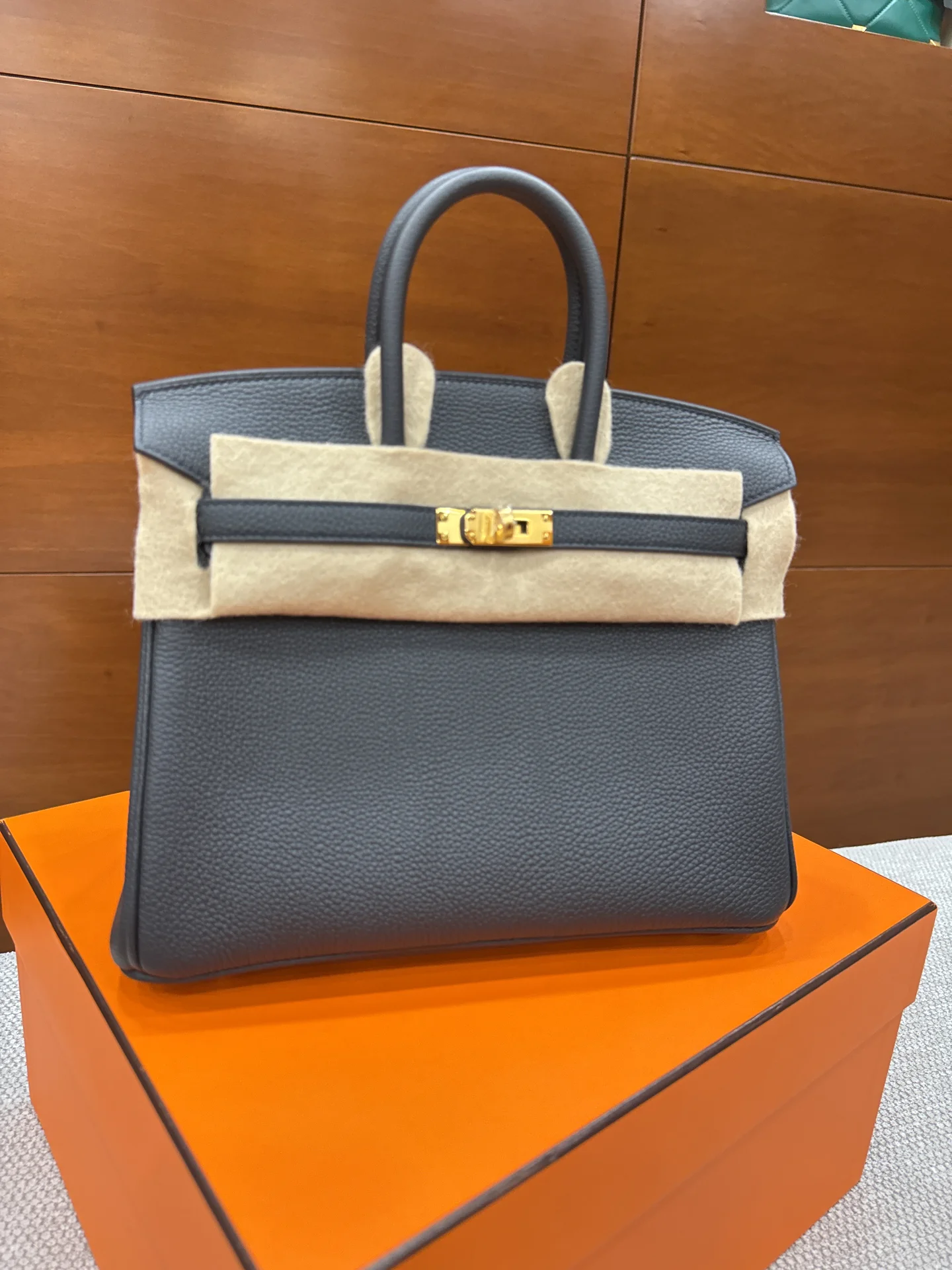 Сумка Hermes birkin 25 оригинал новая - миниатюра 8