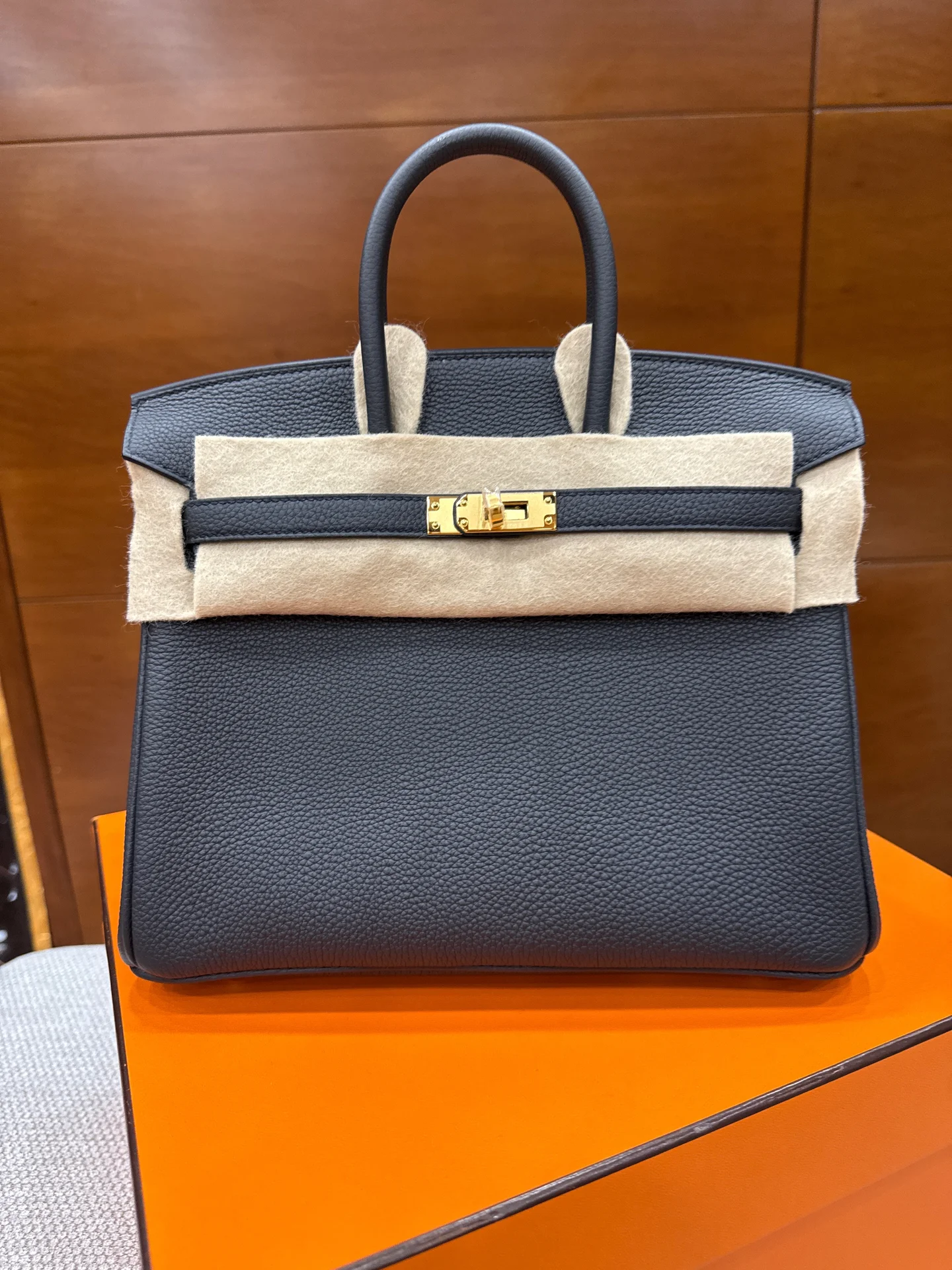 Сумка Hermes birkin 25 оригинал новая - миниатюра 9