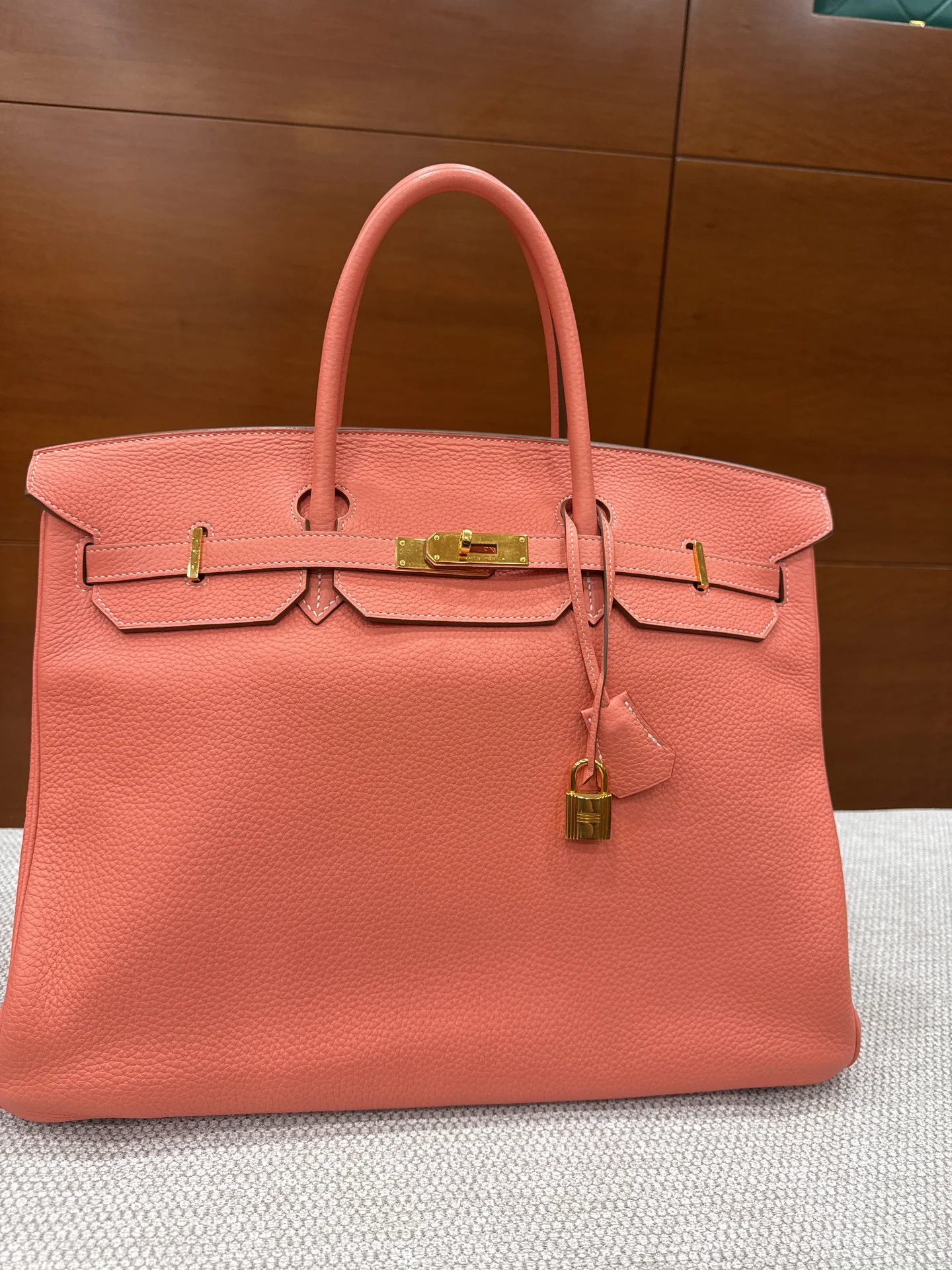 hermes birkin 40 оригрнал - миниатюра 3